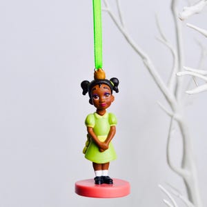 princess and the frog Charlotte Christmas tree ornament, Tiana Christmas tree ornament, Christmas decoration.