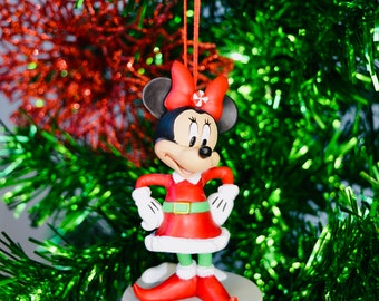 Minnie Christmas tree ornaments, Christmas ornaments, Christmas decorations, Christmas gifts, Disney tree ornaments
