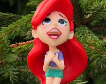 Disney Ariel mini Christmas tree ornament, disney ornaments, Disney Christmas ornament, Disney tree decoration, kids gift