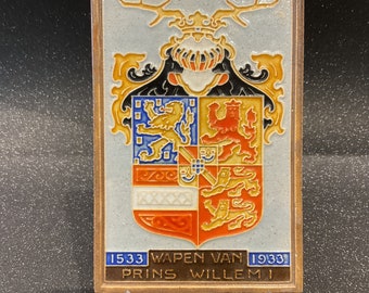 1533 à 1933 Tuile Westraven Wapen Van Prins Willemi