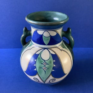 Arts & Craft Jarrón Gouda Zuid Holland con 2 asas