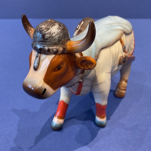 Cow Parade Vi-kong Viking Cow Figurine