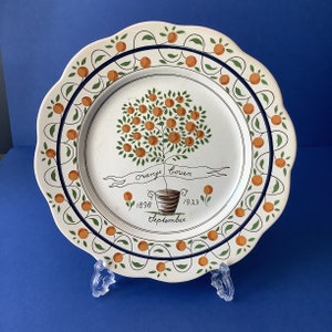 Zuid Holland Gouda commemorative wall plate - 25 Jubilee of Queen Wilhelmina reign