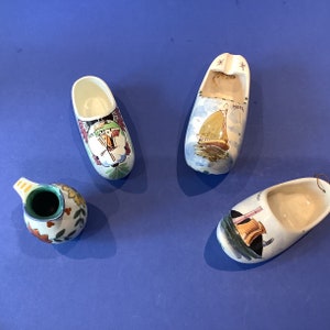 3 Dutch Clogs and a Gouda Jug