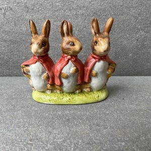 Rare Beatrix Potter Beswick - Flopsy, Mopsy and Cottontail BP3b