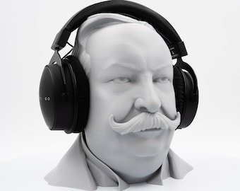 William Howard Taft Headphone Stand | Taft President Stand for Headsets | Perfect Gamer Gift