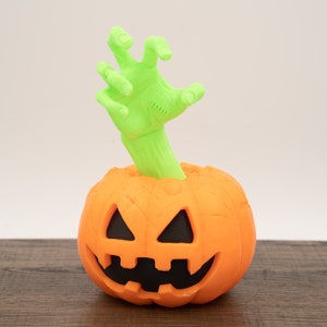 Pumpkin Zombie Halloween Decoration, Cute Pumpkin for Halloween