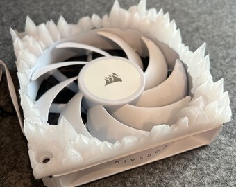 Permafrost PC Fan Shroud by Famo3D, Ice Fan Shroud, 120mm & 140mm Fan Shroud