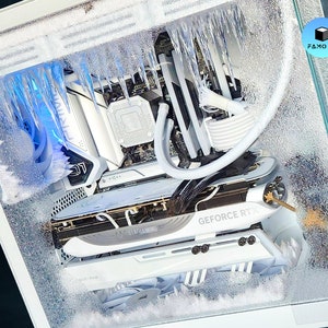 Permafrost PC Fan Shroud by Famo3D, Ice Fan Shroud, 120mm & 140mm Fan Shroud