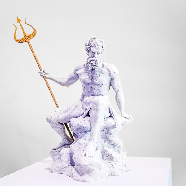 Poseidon Statue Etsy