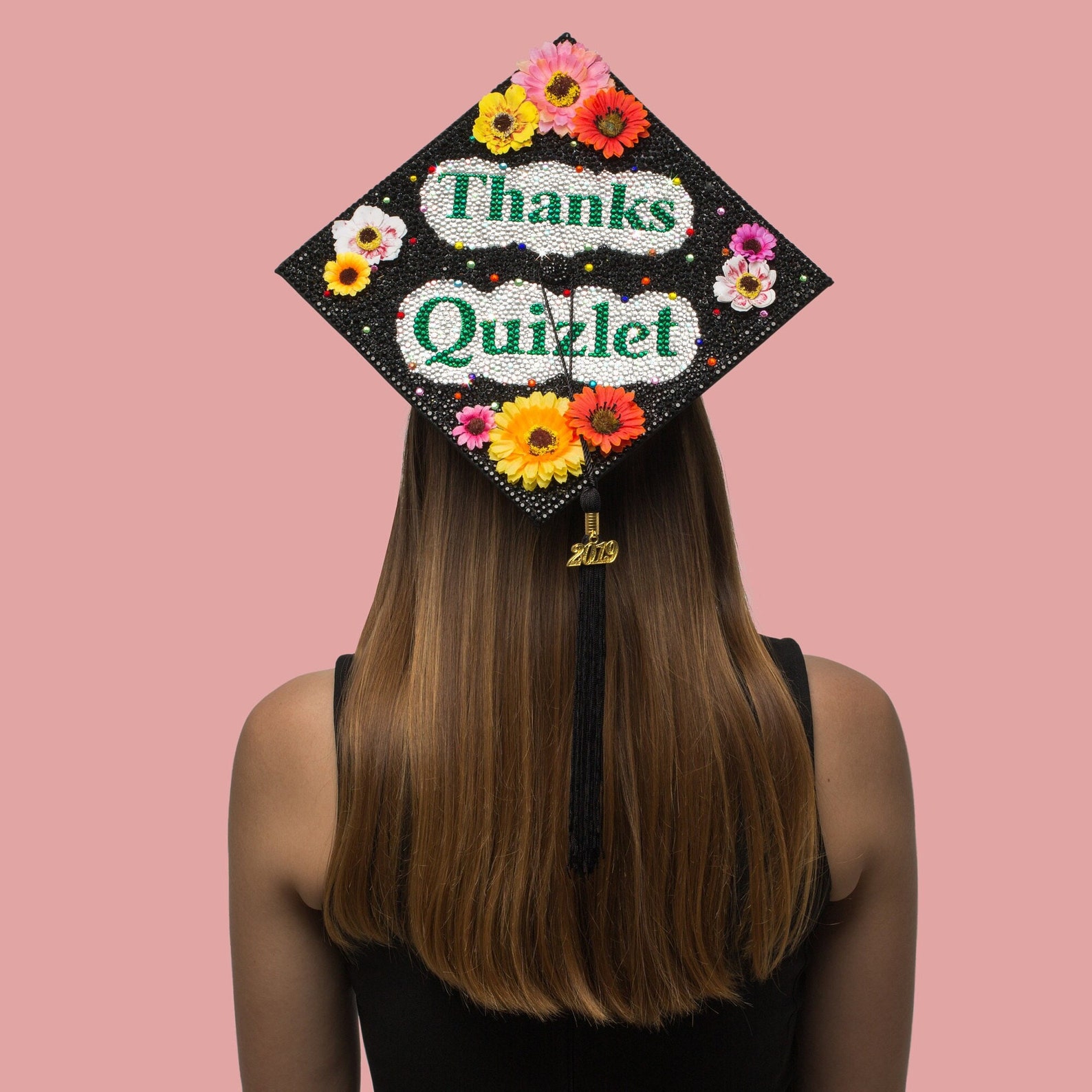 Mandala Graduation Cap Bedazzled Handmade Mandala Tassel - Etsy
