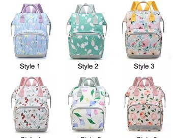 Baby Nappy Changing Diaper Maternity Bag Backpack Hospital Bag Colourful Baby Shower Gift