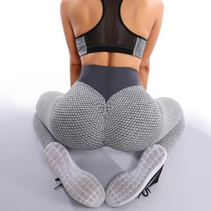 TIK Tok Leggings Frauen Butt Heben Workout Strumpfhosen Plus Sport Taille Yoga Hose Hoch taillierte Anti-Cellulite Bild 4