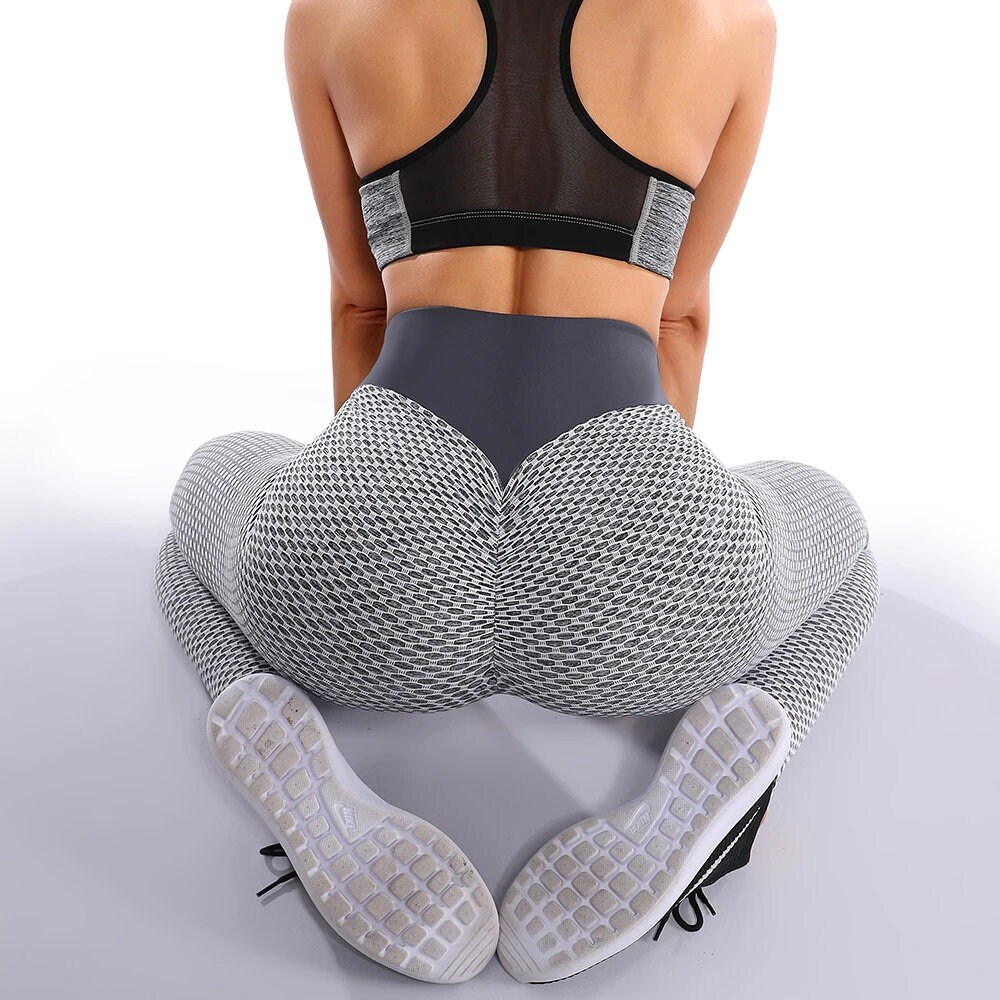 TIK Tok Leggings Women Butt Lifting Workout Tights Plus Sports Waist Yoga  Pants High Waisted Anti-cellulite -  UK