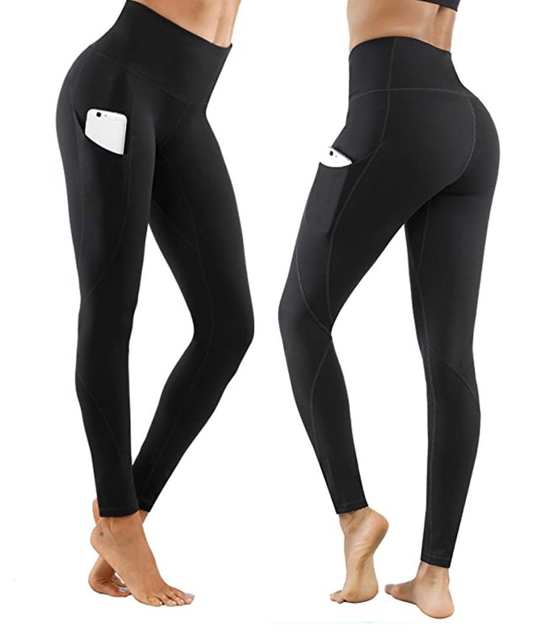 Nikiza Women High Waist Butt Lifting Yoga Pants Anti Cellulite