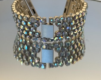 Gift for her, Custom Sparkling Crystal Apple Watch