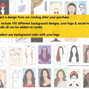 50pcs Custom Earring Cards, Earring Cards With Logo, Custom Jewelry ...