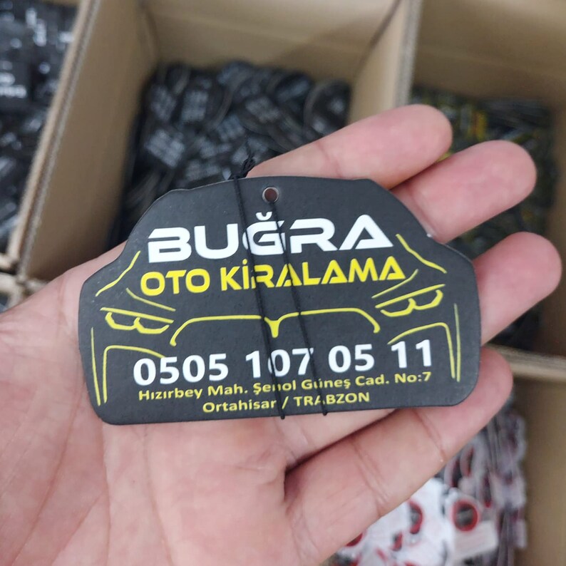 Custom Air Freshener Custom Car Freshener Logo Freshener Etsy