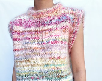 トップス 6 ROKU WOOL NYLON COLOR POP KNIT VEST 6 ROKU WOOL NYLON COLOR POP KNIT VEST - メルカリ