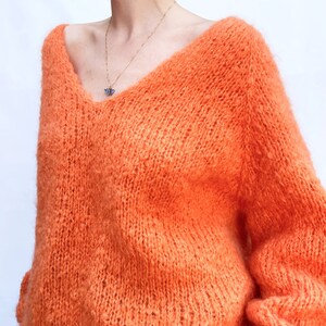 KNITTING PATTERN SWEATER.Siri Knitting Pattern Sweater. Beginnerfriendly Knitting Pattern Sweater.Top Down Knitting Pattern Sweater.Mohair. image 4
