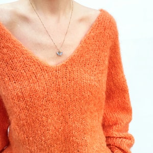 KNITTING PATTERN SWEATER.Siri Knitting Pattern Sweater. Beginnerfriendly Knitting Pattern Sweater.Top Down Knitting Pattern Sweater.Mohair. image 2