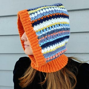 CROCHET PATTERN BALACLAVA, Bridget balaclava crochet pattern scrapyarn crochet balaclava pattern zerowaste crochet scrapyarn pattern crochet