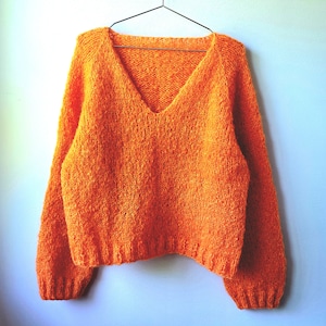 KNITTING PATTERN SWEATER.Siri Knitting Pattern Sweater. Beginnerfriendly Knitting Pattern Sweater.Top Down Knitting Pattern Sweater.Mohair. image 5