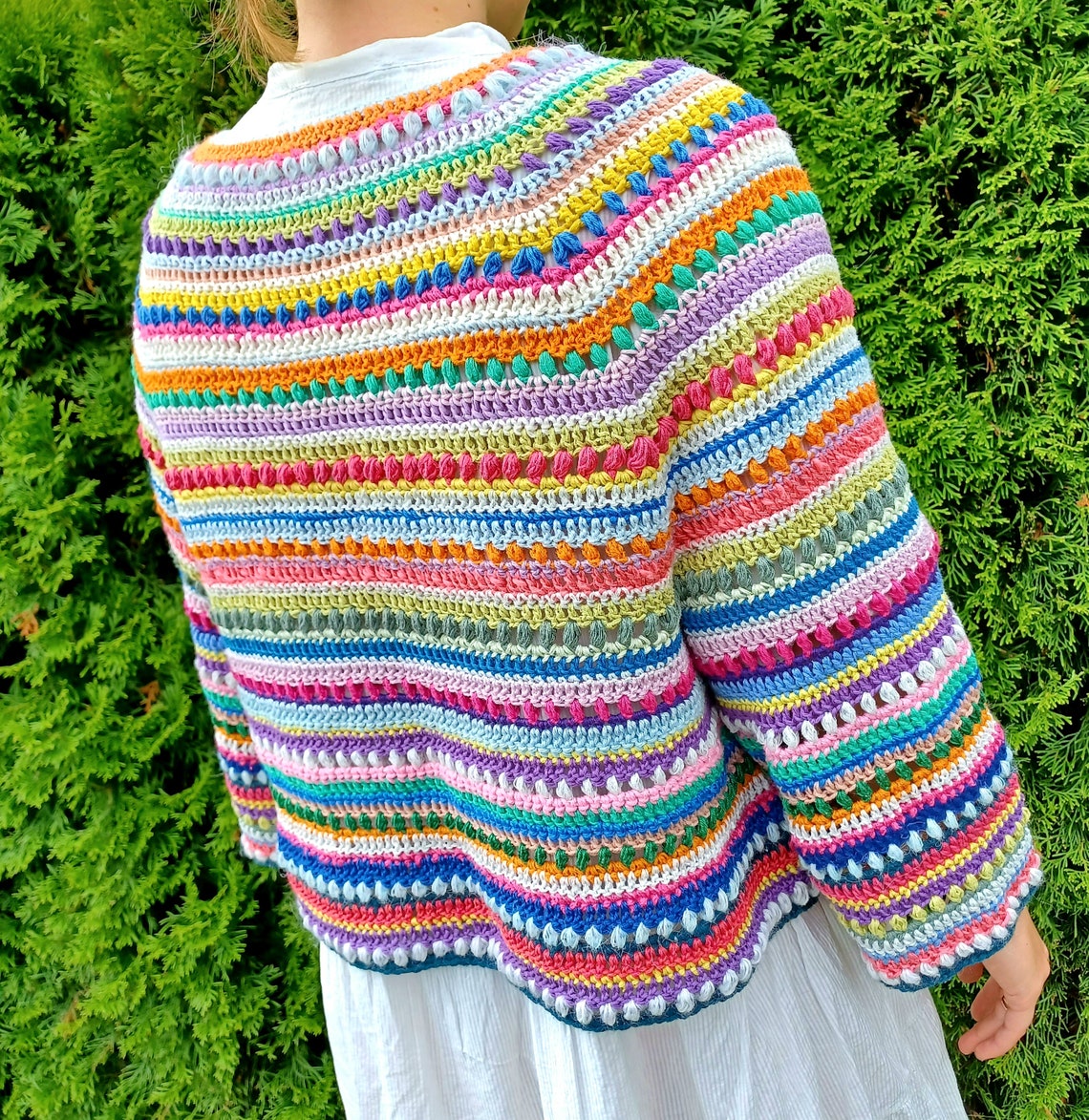 KAHLO Boho Cardigan. Instant PDF Download Crochet Pattern. - Etsy