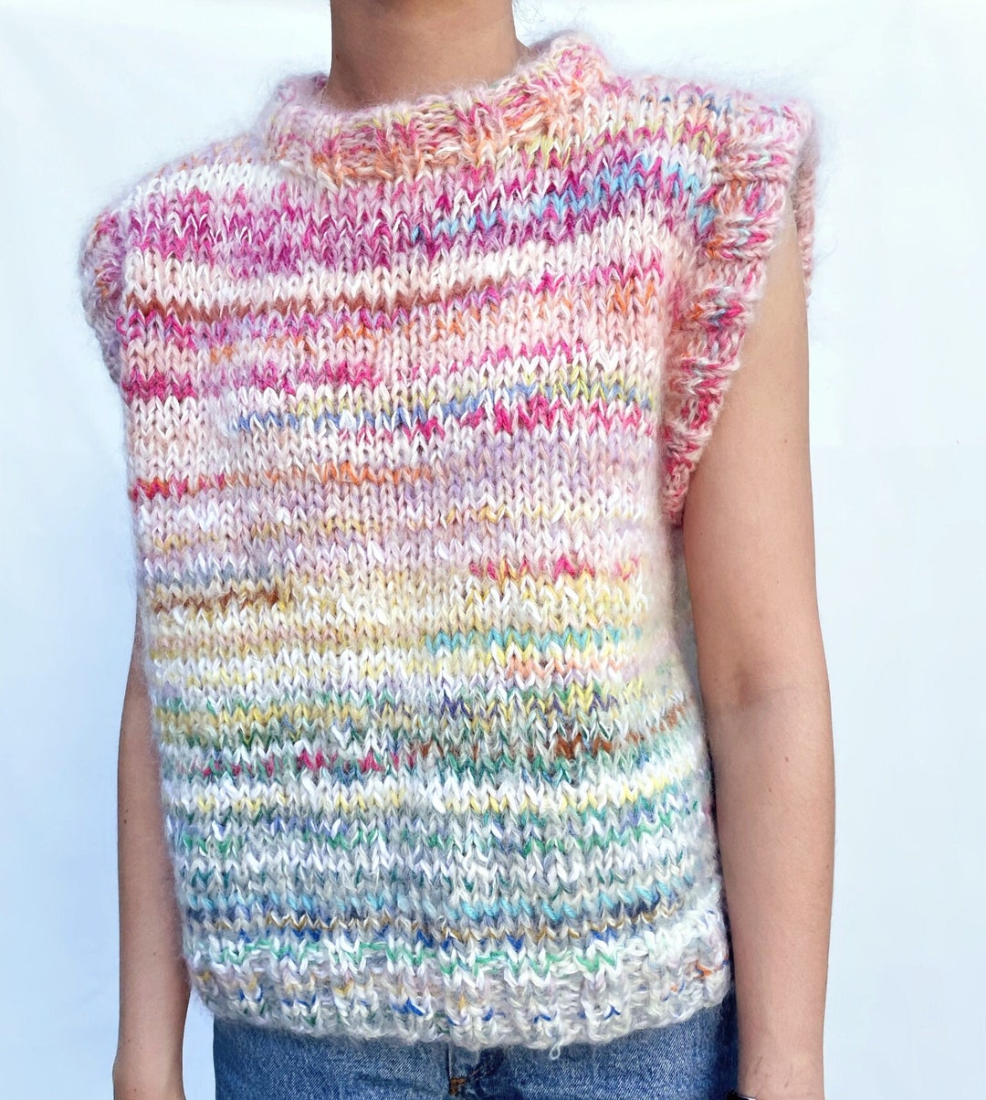TODAYFUL Mottle Yarn Kint Vest ベージュ