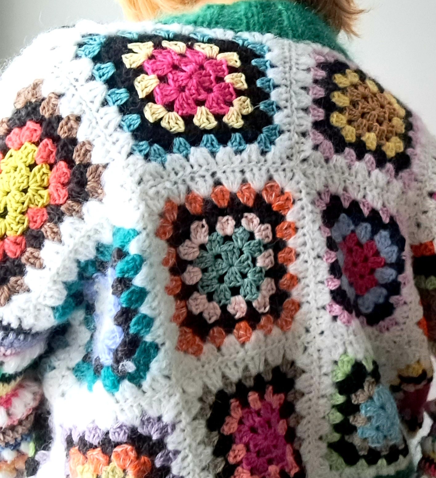 CROCHET PATTERN CARDIGAN Rainbow Granny Cardigan Crochet