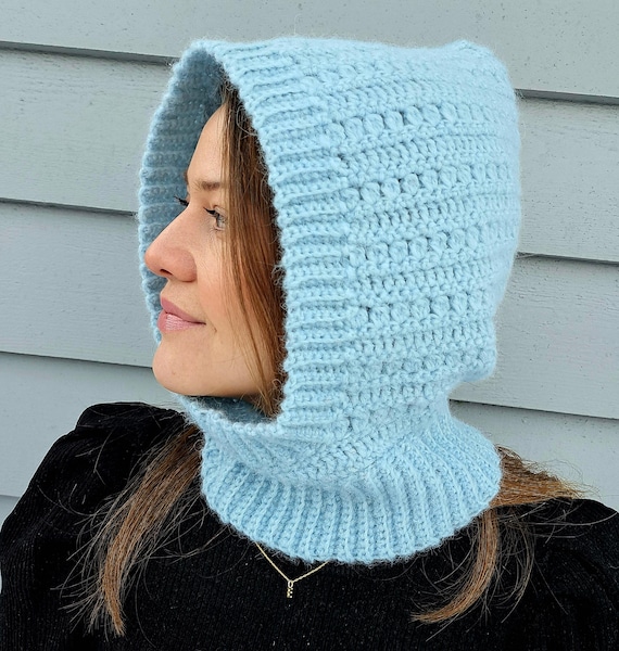 Bella Balaclava Crochet Pattern, Adult Winter Hood (PDF Pattern