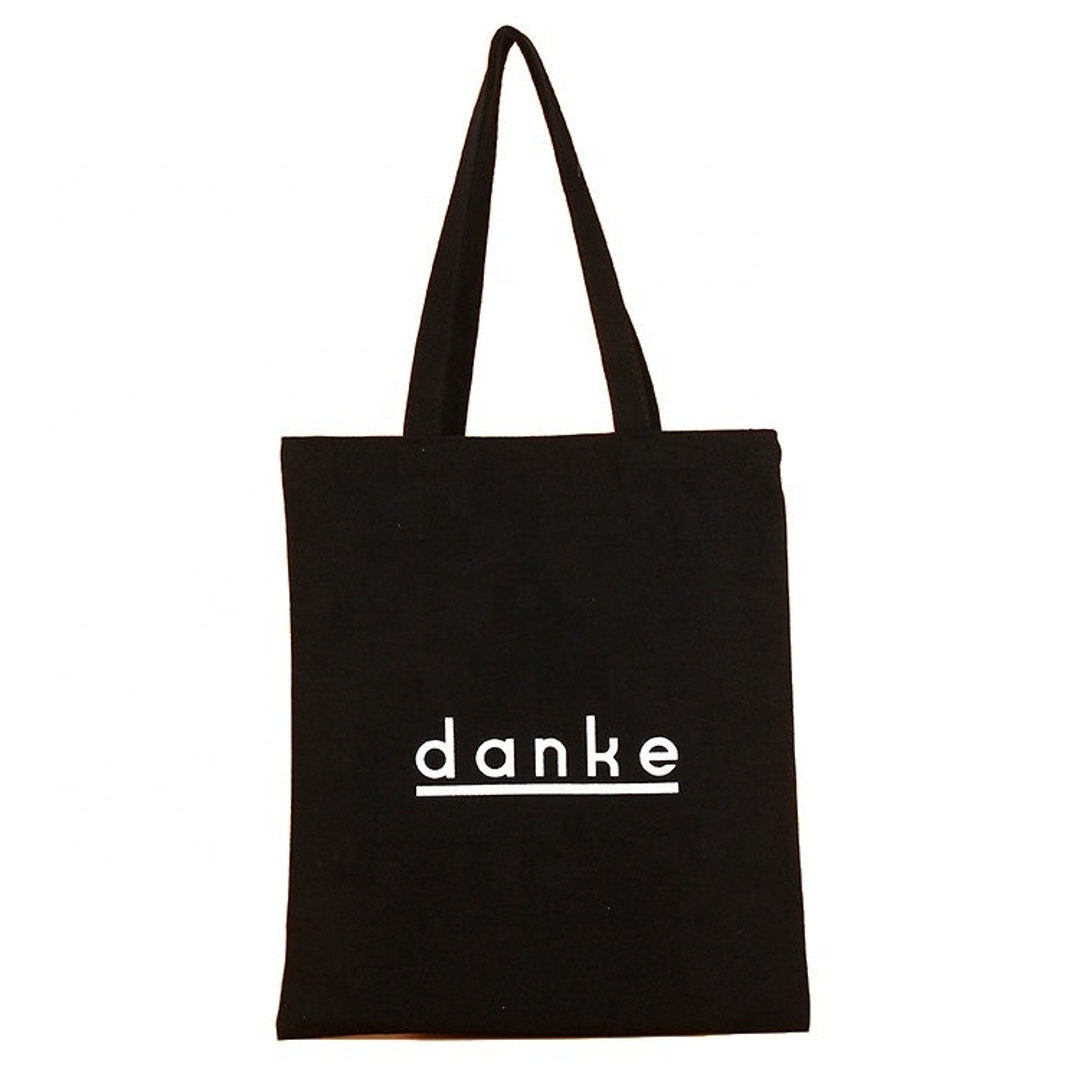 Personalized Black Cotton Cloth Bag, Cotton Handbags, Bachelorette