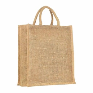 Custom Printed Plain Reusable Organic Natural Jute Shopping Tote Bag, Bridesmaid Burlap Bag, Mother of Bride Wedding Favors Recycle Bags