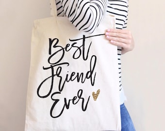 Borsa tote in cotone personalizzata con stampa: borsa per la spesa ecologica e riutilizzabile.