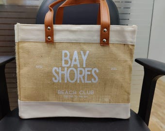 Aangepaste letters namen initialen bedrukte jute jute tas, aangepaste bruiloft cadeauzakjes, jute tas, aangepaste jute draagtassen, jute draagtas