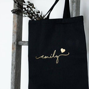 Wholesale Price Cotton Canvas Tote Bag Personalised Bridesmaid Beach Bag Plain Blank Cotton Cloth Bag Black Cotton Tote Bag Plain Black Bags