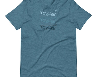Disney Bluey Long Dog Unisex t-shirt
