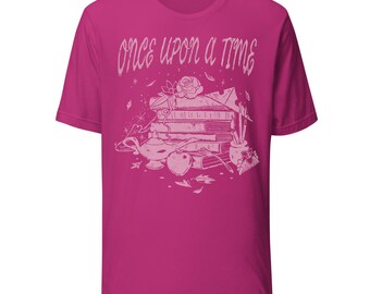 Camiseta unisex de los libros de las princesas Disney Érase una vez