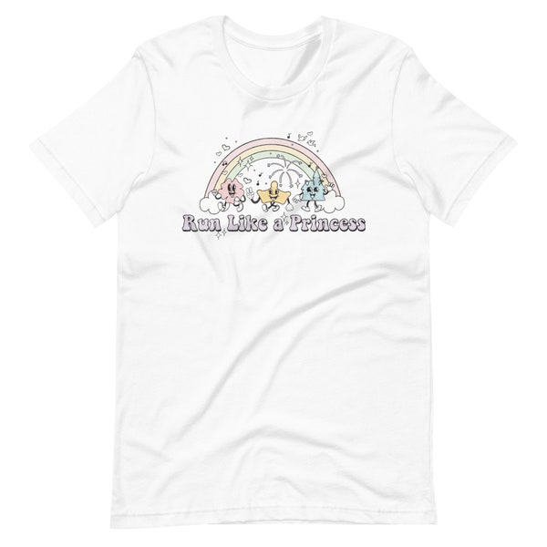 Retro Disney Run Like a Princess Race Princess Half Marathon 5K 10K Disney Marathon Unisex t-shirt