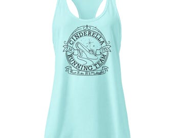 Cinderella Running Team RunDisney Disney Marathon Princess Half Marathon Women’s fitted racerback tank top