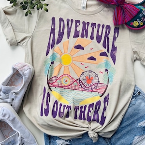 Disneyland California Adventure is Out There Paradise Pier Pixar Pier Unisex t-shirt