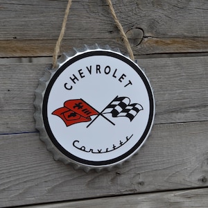 Corvette Bottlecap | Gift for Dad | Gift for Friend | Chevy