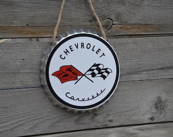 Corvette Bottlecap | Gift for Dad | Gift for Friend | Chevy
