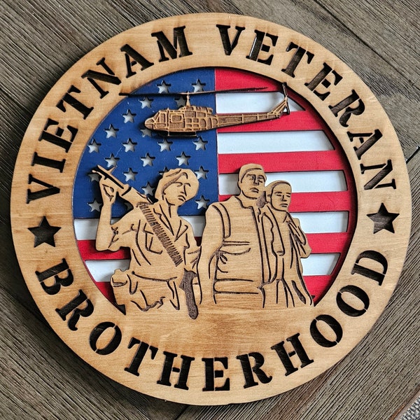 Vietnam Veteran Plaque ***DIGITAL FILE ONLY***