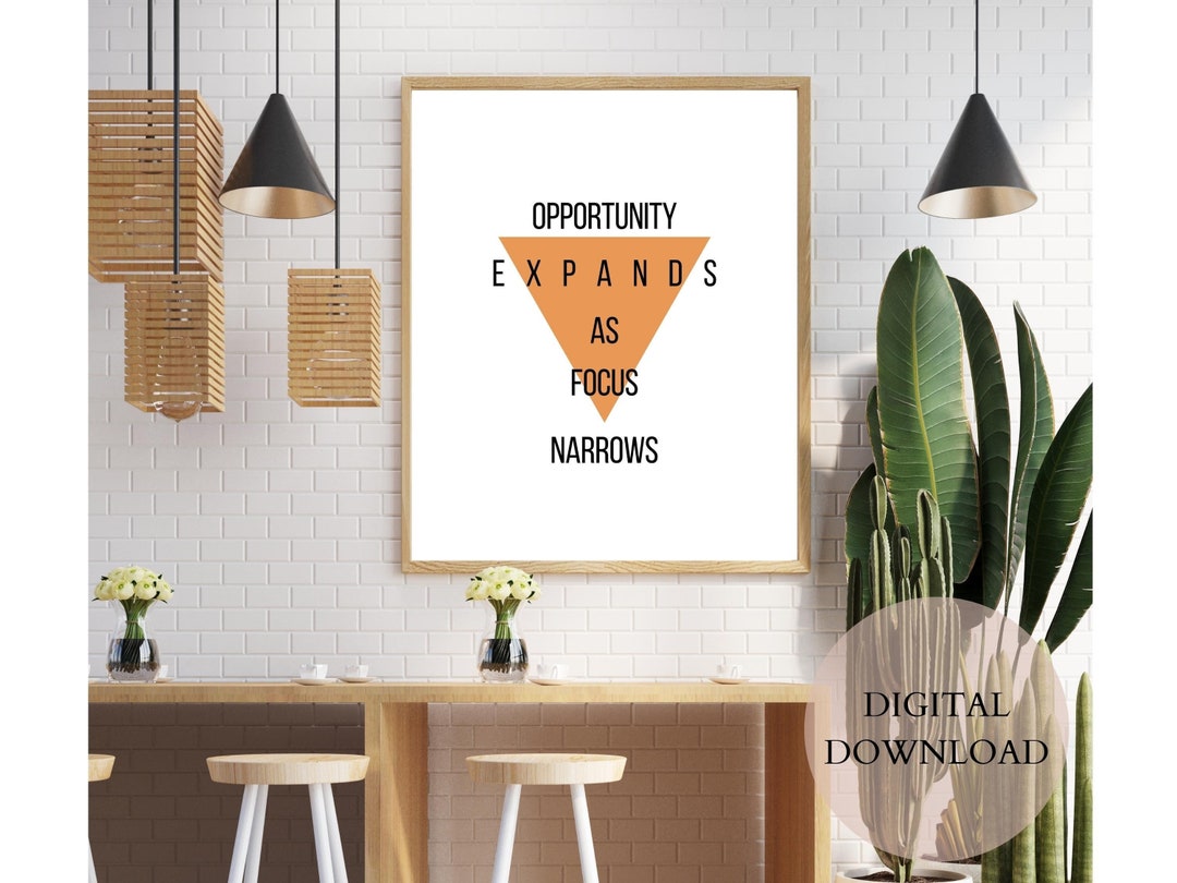 Typography Print Download Art, Office Wall Art Quotes, Office Poster