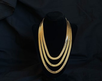 Gold Necklace | Men's Jewelry | Diamond Necklace | Hip Hop Tennis Chain | Iced Out Necklace |