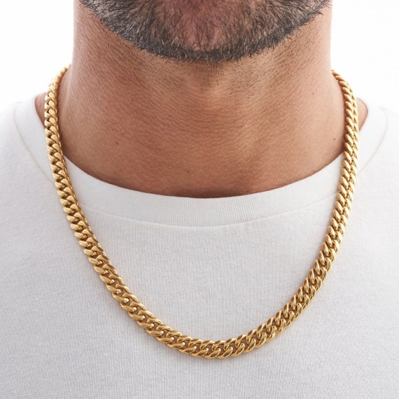 18k Gold Miami Cuban Link Chain 6mm 