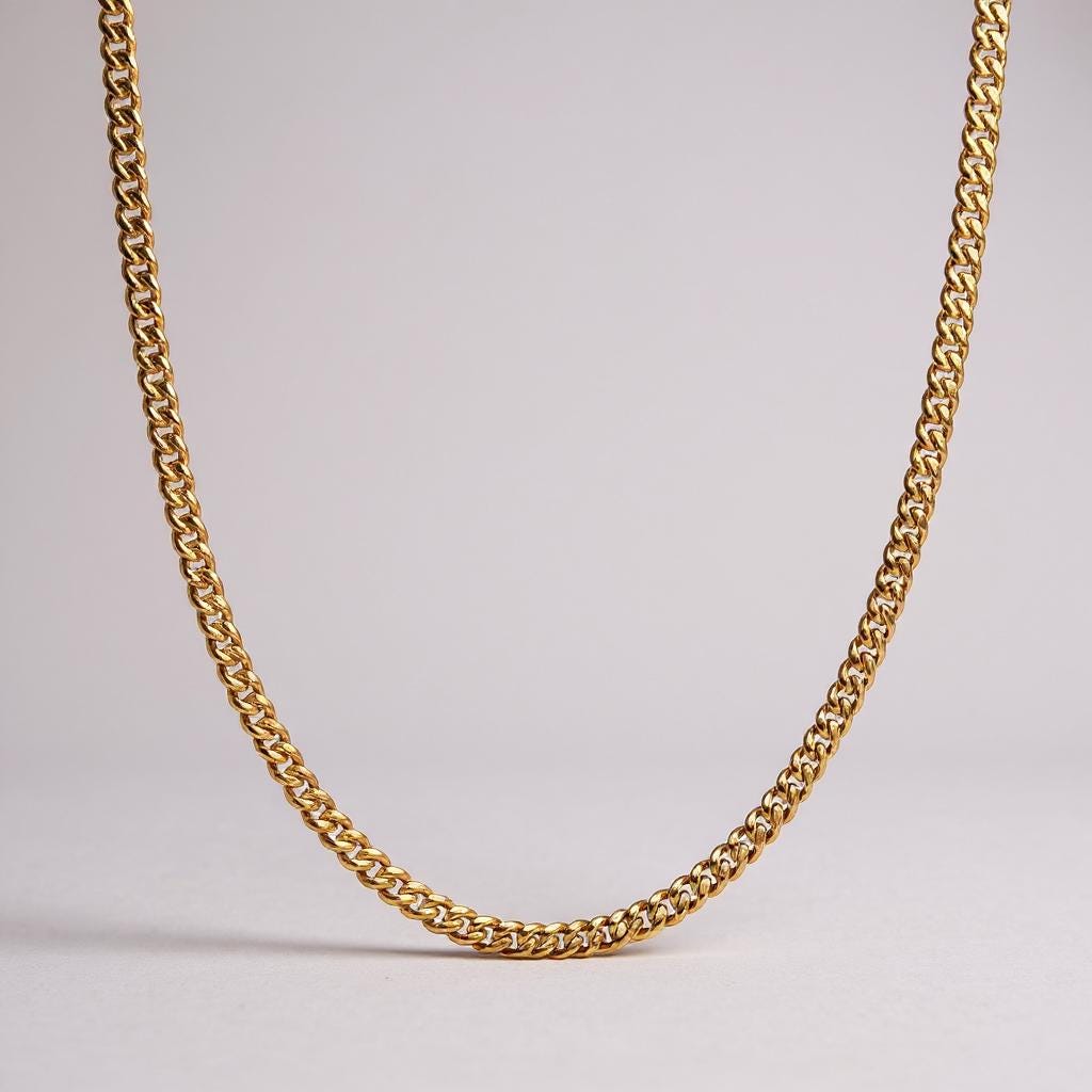 Catena Cubana In Rame MagEnergy 9mm, Lunghezza 45,7 O 50,8 Cm, Stile Hip Hop In Confezione Regalo - 2