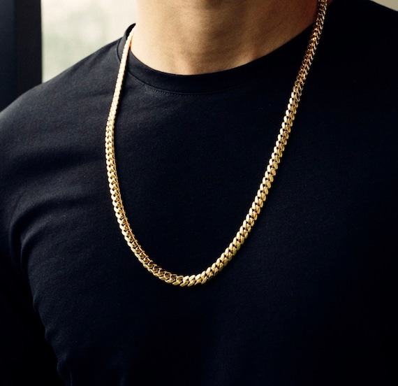 Miami cuban link chain with pendant deals