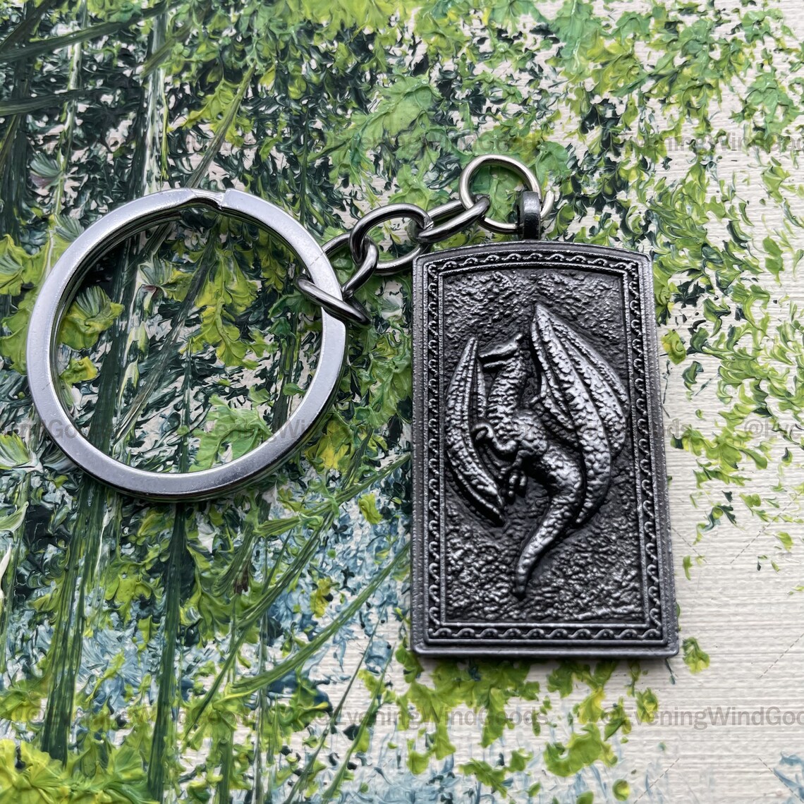 Elden Ring Inspired Keychain Dragoncrest Greatshield Talisman Etsy